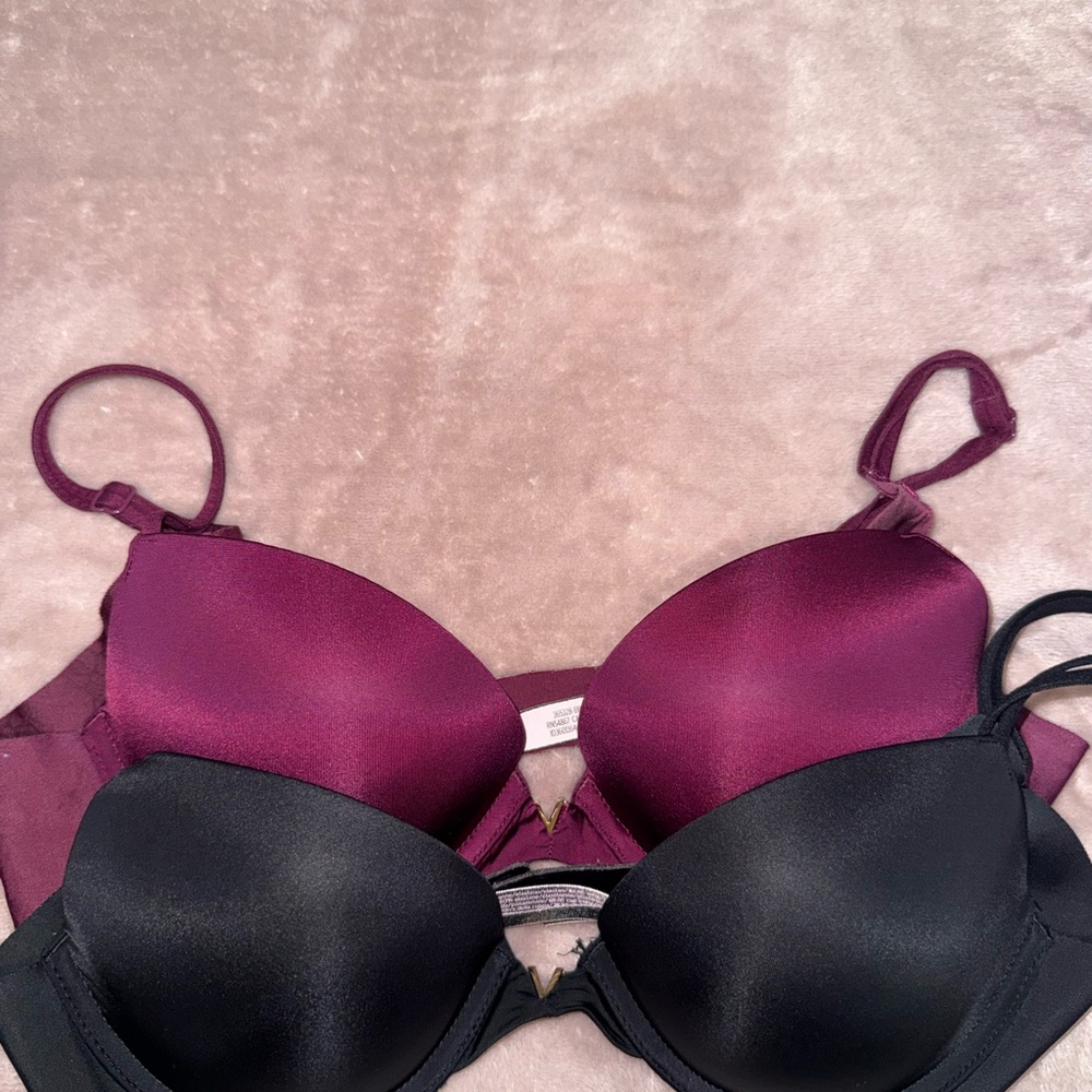 Elegant Women's Intimates Set - Black and Victoria’s Purple